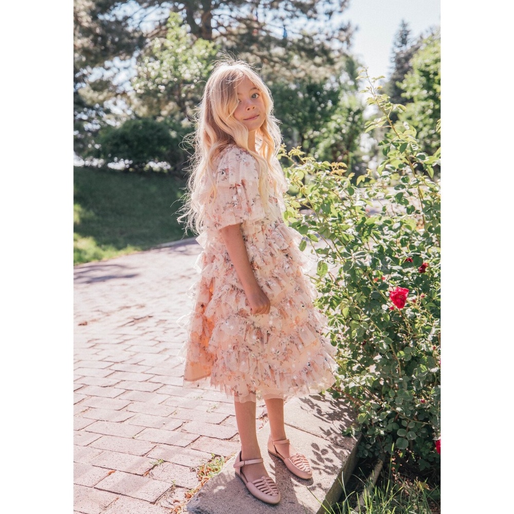 Girls Isla Champagne Floral JessaKae 8-9Y